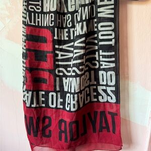 Taylor Swift Red Tour Album Scarf